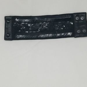 Bird by Juicy Couture Sequin Leather Wrap bracelet